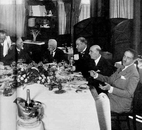 Escoffier with Friends at Dinner